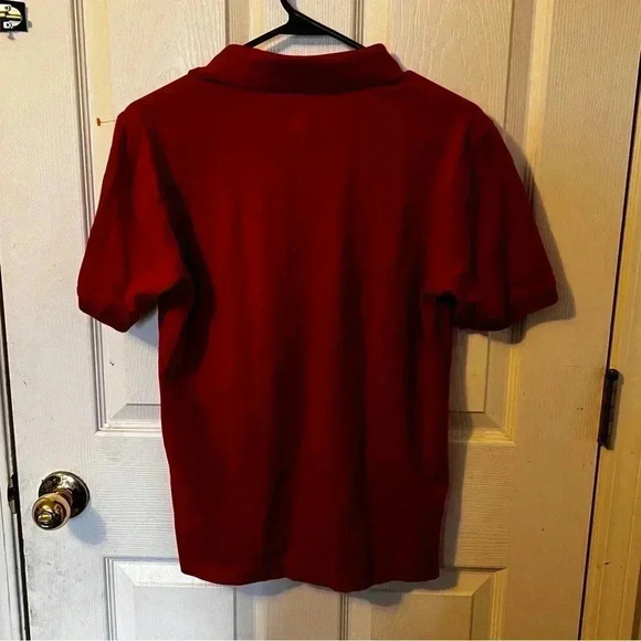 Boys Tommy Hilfiger Red Polo Shirt L/G 16/18 Pre-Owned Excellent Condition - Picture 5 of 5